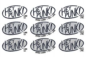 “Hey Punk!” Logo Design Variations