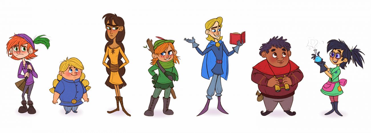 Fantasy Thesis Project - A Study In Character Design | MECA Portfolio