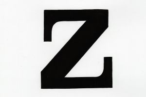 Hand-lettered Z's
