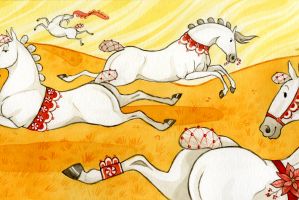 12 Horses of Christmas - Children's Book 